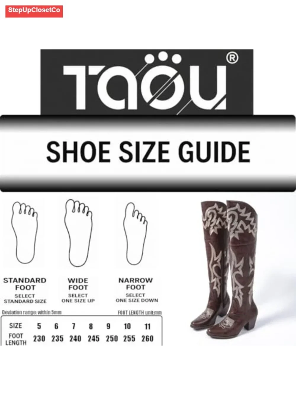 Embroidered Over-the-Knee Cowboy Boots Square Toe PU Leather Chunky Heel